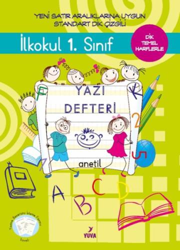 1. Sınıf Yazı Defteri Standart Dik Çizgili - Büyük Boy - - Yuva Yayınl