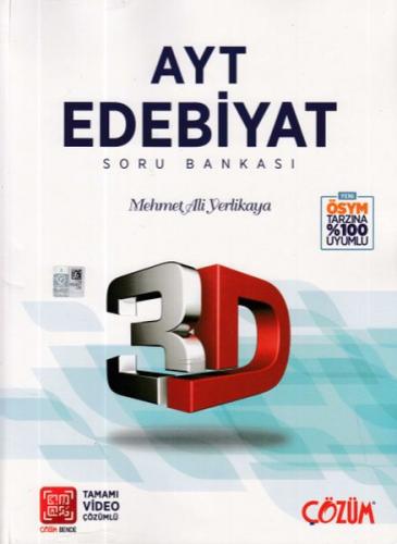 AYT Edebiyat Soru Bankası - Kolektif - 3D Yayınları