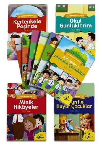 4. Sınıf Okuma Kitapları Seti 10 Kitap - Celal Akbaş - Çocuk Gezegeni