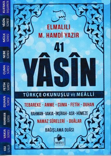 41 Yasin Çanta Boy Türkçe Okunuşlu ve Mealli (Kod 39) Kolektif