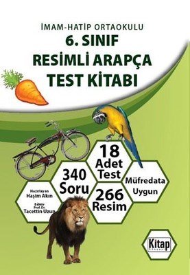 6. Sınıf Resimli Arapça Test Kitabı - Haşim Akın - Kitap Dünyası