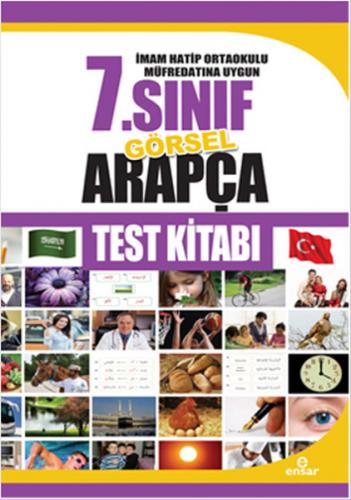 İmam Hatip Ortaokulu Müfredatına Uygun 7.Sınıf Görsel Arapça Test Kita