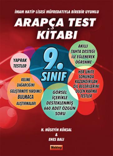 9.Sınıf Arapça Test Kitabı İmam Hatip Müfredatıyla Birebir Uyumlu - - 