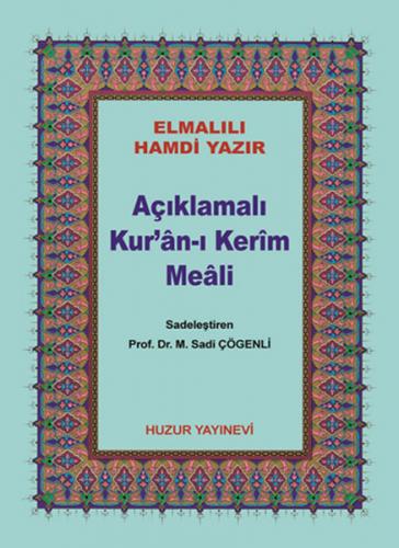 Açıklamalı Kur'an-ı Kerim Meali (Çanta Boy Metinsiz) (044) - Elmalılı 