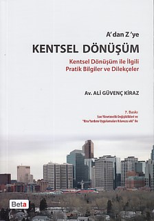 Adan Zye Kentsel Dönüşüm - Ali Güvenç Kiraz - Beta Basım Yayım