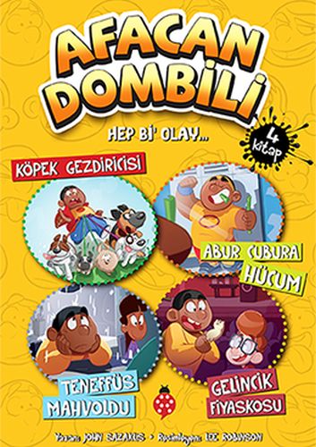 Afacan Dombili Seti (4 Kitap Takım) - John Sazaklis - Uğurböceği Yayın