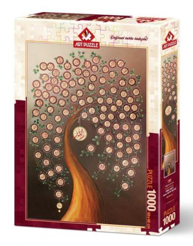 Allah'ın 99 İsmi (Esma-Ül Hüsna) 4365 (1000 Parça) - - Art Puzzle