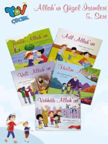 Allahın Güzel İsimleri 5. Seri Seti - 5 Kitap Takım - Nur Tok Yegin - 