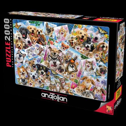 Anatolian 2000 Parça Puzzle 3947 Selfie Kolaj - - Anatolian Puzzle