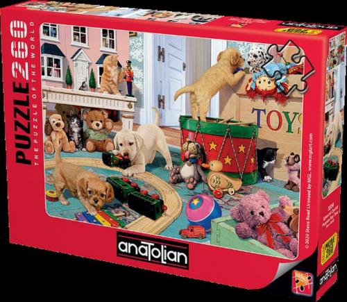 Anatolian Eğlenceli Oyunlar/ Puppies Play Time 260 Parça Puzzle - - An