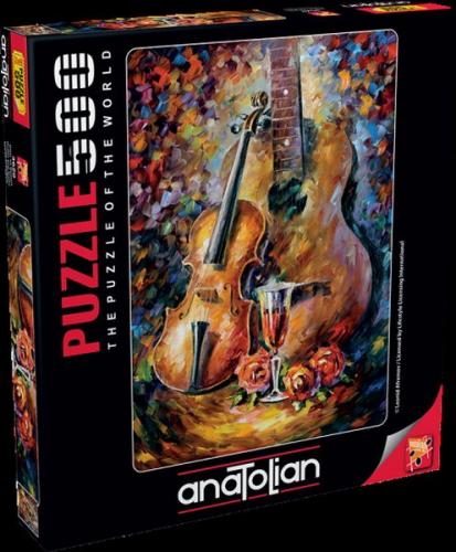 Anatolian Gitar ve Keman/ Guitar and Violin 500 Parça Puzzle - - Anato