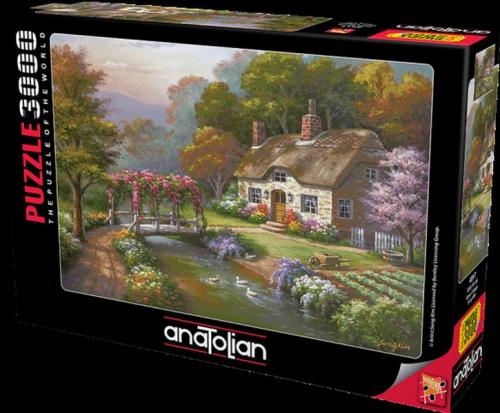 Anatolian Güllü Konak/ Rose Cottage 3000 Parça Puzzle - - Anatolian Pu