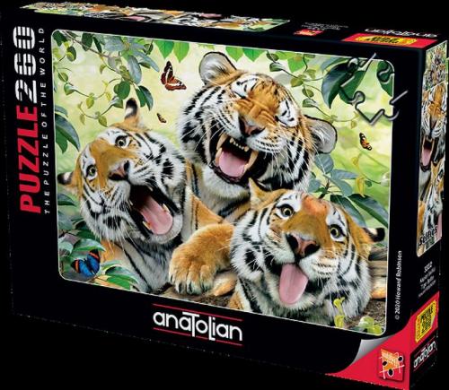 Anatolian Kaplan Selfisi/ Tiger Selfie 260 Parça Puzzle - - Anatolian 