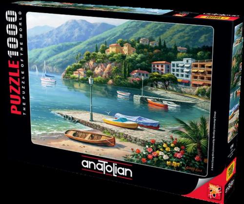 Anatolian Liman / Hillside Harbor Cove 1000 Parça Puzzle - - Anatolian