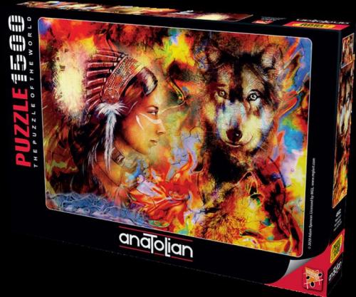 Anatolian Masumiyet/ Wolf Maiden 1500 Parça Puzzle - - Anatolian Puzzl