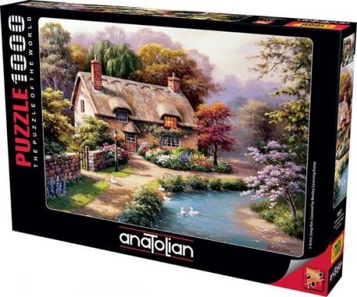 Anatolian Patikadaki Konak 1000 Parça Puzzle (1047) - - Anatolian Puzz