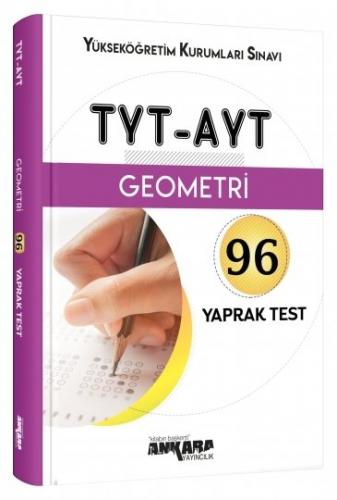 Ankara TYT - AYT Geometri 96 Yaprak Test (Yeni) - Ahmet Metuşlah Dalkı