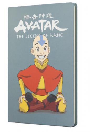 Avatar Aang Sert Kapak Butik Defter Gri - - Mabbels