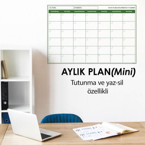 Aylık Plan Mini (Blister) - - Akıllı Kağıt