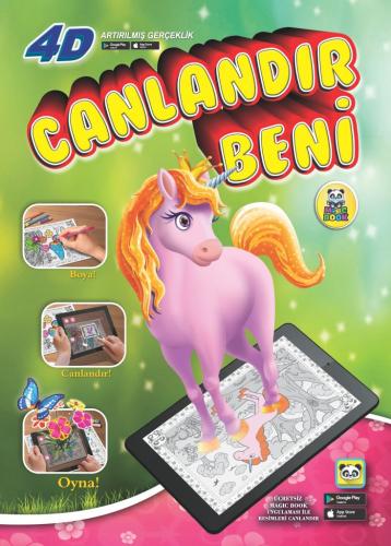 Canlandır Beni - Kızlar İçin Boyama Kitabı - Kolektif - Artge Kids