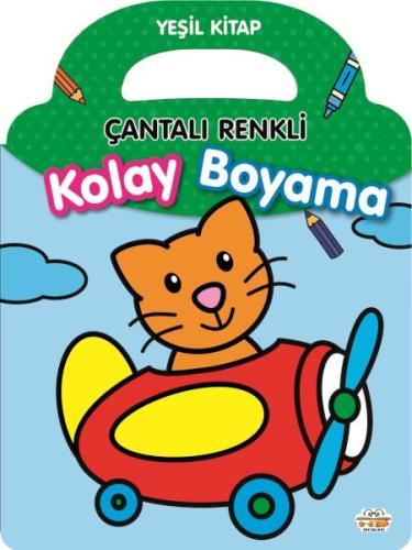 Çantalı Renkli Kolay Boyama- Yeşil Kitap - Kolektif - 0-6 Yaş Yayınlar