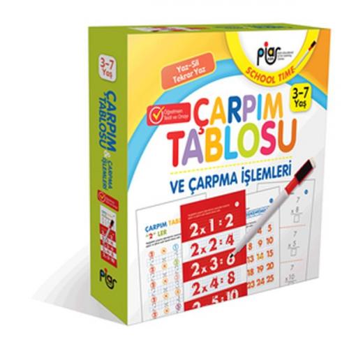 Çarpım Tablosu ve Çarpma İşlemleri - Kolektif - Piar Kids