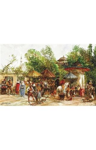 Çarşı Yeri Puzzle (1000 Parça) - Şükrü Çağlayan - Gordion Games