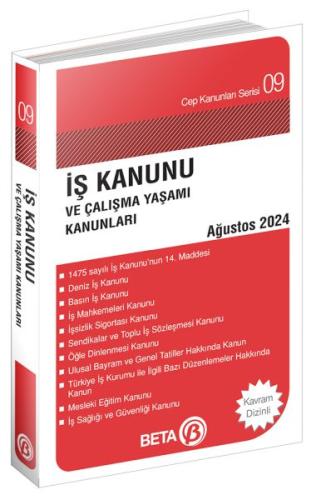 Cep Kanunları Serisi 09 - İş Kanunu ve Çalışma Yaşamı Kanunları - Cela