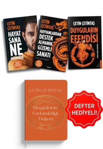 Çetin Çetintaş Kitap Seti Defter Hediyeli (3 Kitap) - Çetin Çetintaş -