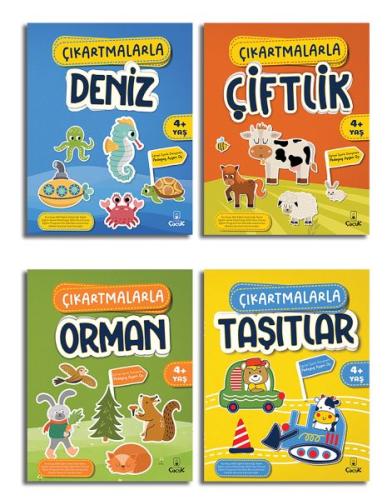 Çıkartmalarla Etkinlik Serisi (4Kitap) - Kolektıf - Floki Çocuk