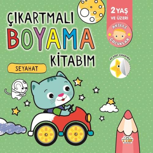 Çıkartmalı Boyama Kitabım-Seyahat - Kolektif - 0-6 Yaş Yayınları