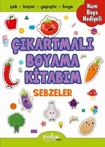 Çıkartmalı Boyama Sebzeler - Buçe Dayı - Pinokyo Yayınları