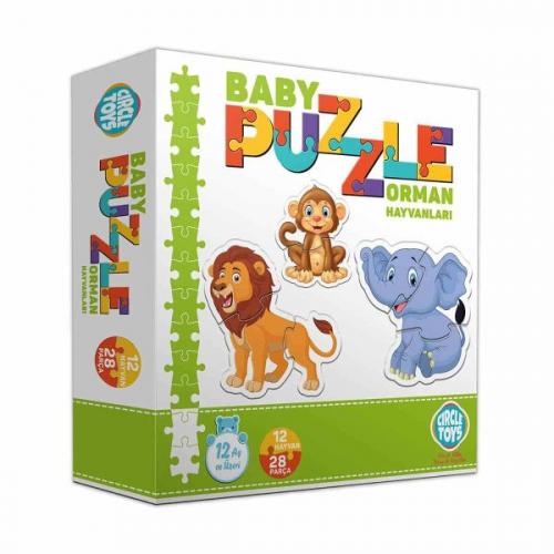 Circle Toys Baby Puzzle Orman Hayvanları - - Circle Toys