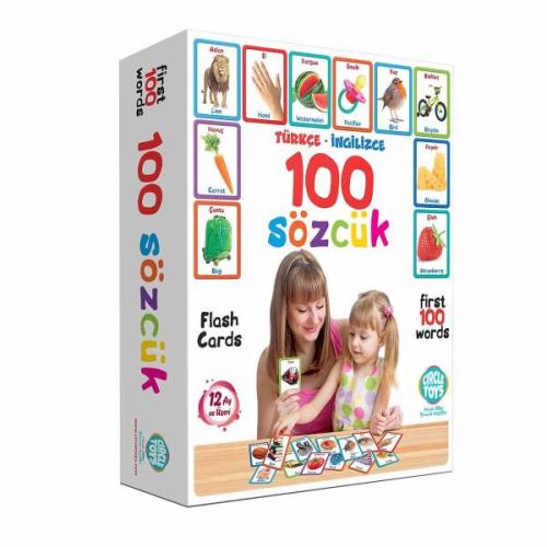 Circle Toys İlk 100 Sözcük İngilizce Türkçe Kartlar - - Circle Toys