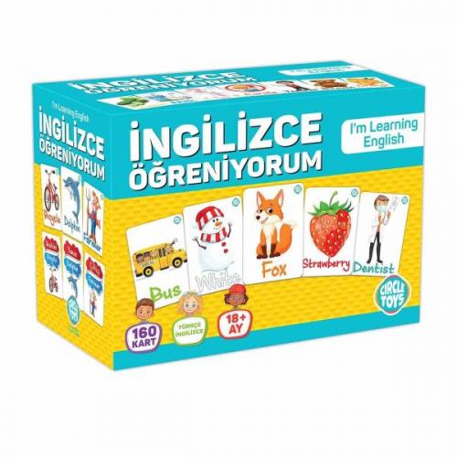 Circle Toys İngilizce Öğreniyorum Eğitici Kartlar - - Circle Toys