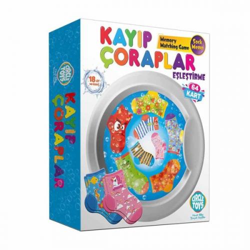 Circle Toys Kayıp Çoraplar Eşleştirme Oyunu - - Circle Toys