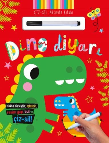 Çiz – Sil Aktivite Kitabı Dino Diyarı - Kollektif - İndigo Kitap