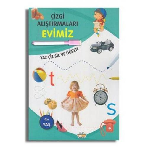 Çizgi Alıştırmaları Evimiz - - 0-6 Yaş Yayınları