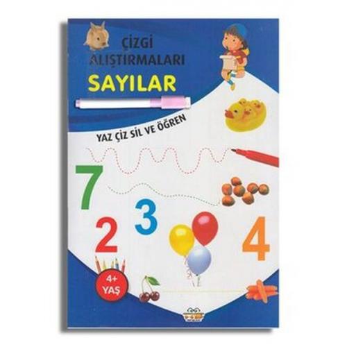 Çizgi Alıştırmaları Sayılar - - 0-6 Yaş Yayınları