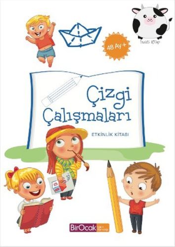 Çizgi Çalışmaları Etkinlik Kitabı (48 Ay) - Elif Alkan - Bir Ocak Yayı