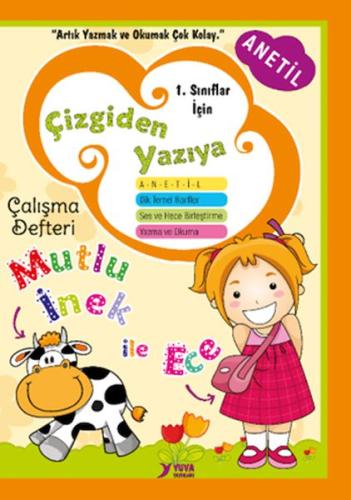 Çizgiden Yazıya Çalışma Defteri-Dik Temel Harflerle - Kolektif - Yuva 