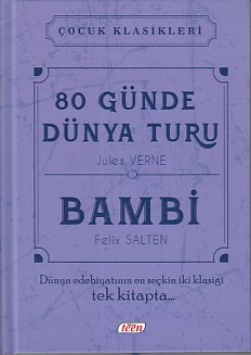 80 Günde Dünya Turu - Bambi (Ciltli) - Jules Verne - Teen Yayıncılık