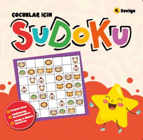 Çocuklar İçin Sudoku 4.Seviye - Kollektif - Bookalemun Yayınevi