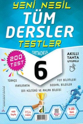 Damla Yeni Nesil Tüm Dersler Testler-6. Sınıf - Komisyon - Damla Eğiti