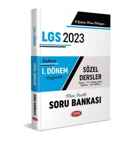 Data 2023 Lgs I. Dönem Sözel Dersler Soru Bankası - Komisyon - Data Ya