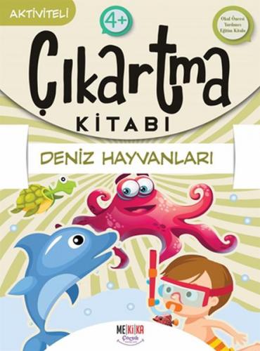 Deniz Hayvanları - Çıkartma Kitabı - - Mekika Çocuk