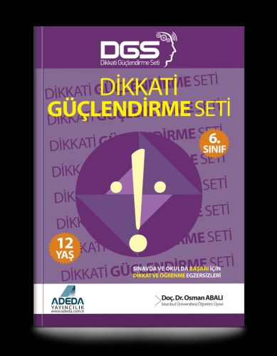 Adeda - DGS Dikkati Güçlendirme Seti 6. Sınıf - 12 Yaş - Osman Abalı -