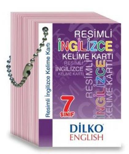 7. Sınıf Resimli İngilizce Kelime Kartı - Kolektif - Dilko Yayıncılık