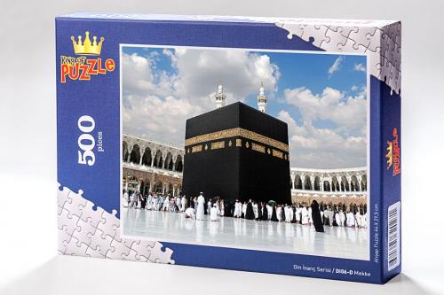 Mekke (500 Parça) - Ahşap Puzzle Din İnanç Serisi - (DI06-D) - - King 