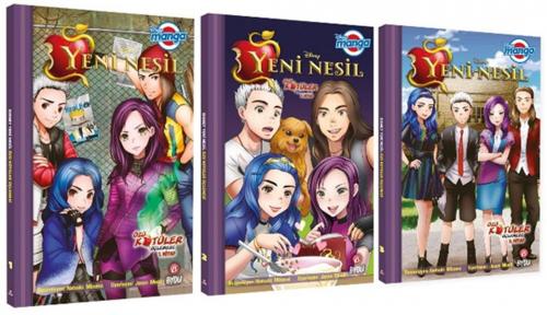 Disney Manga Yeni Nesil Özlü Kötüler Üçlemesi 3 Kitap Set - Jason Muel